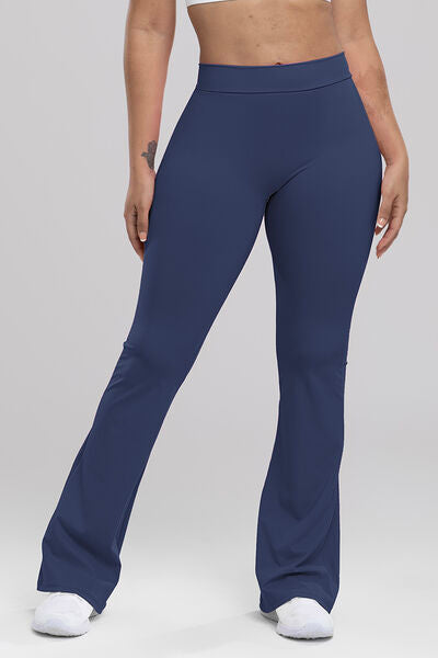 Ruched High Waist Bootcut Active Pants